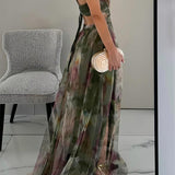 Valerie™ - Vestido maxi floral elegante
