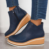 Nikkole - Botas elegantes com zíper para mulheres