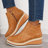 Nikkole - Botas elegantes com zíper para mulheres