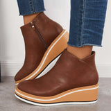 Nikkole - Botas elegantes com zíper para mulheres