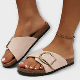 Margie | Sandalias de corcho para mujer con diseño de hebilla