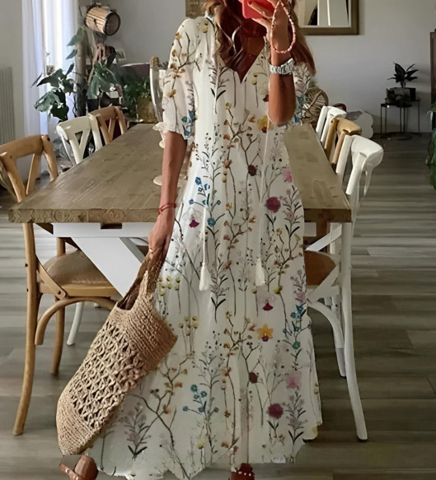 Sophia - Vestido de verano boho vintage