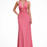 Imogen | Vestido Maxi de Espalda Abierta para Invitadas de Boda