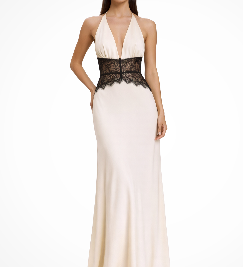 Imogen | Vestido Maxi de Espalda Descubierta para Invitadas de Boda