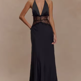 Imogen | Vestido Maxi de Espalda Descubierta para Invitadas de Boda