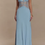 Imogen | Vestido Maxi de Espalda Descubierta para Invitadas de Boda