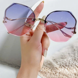 Emmeline | Gafas de sol de gran tamaño sin montura para mujer