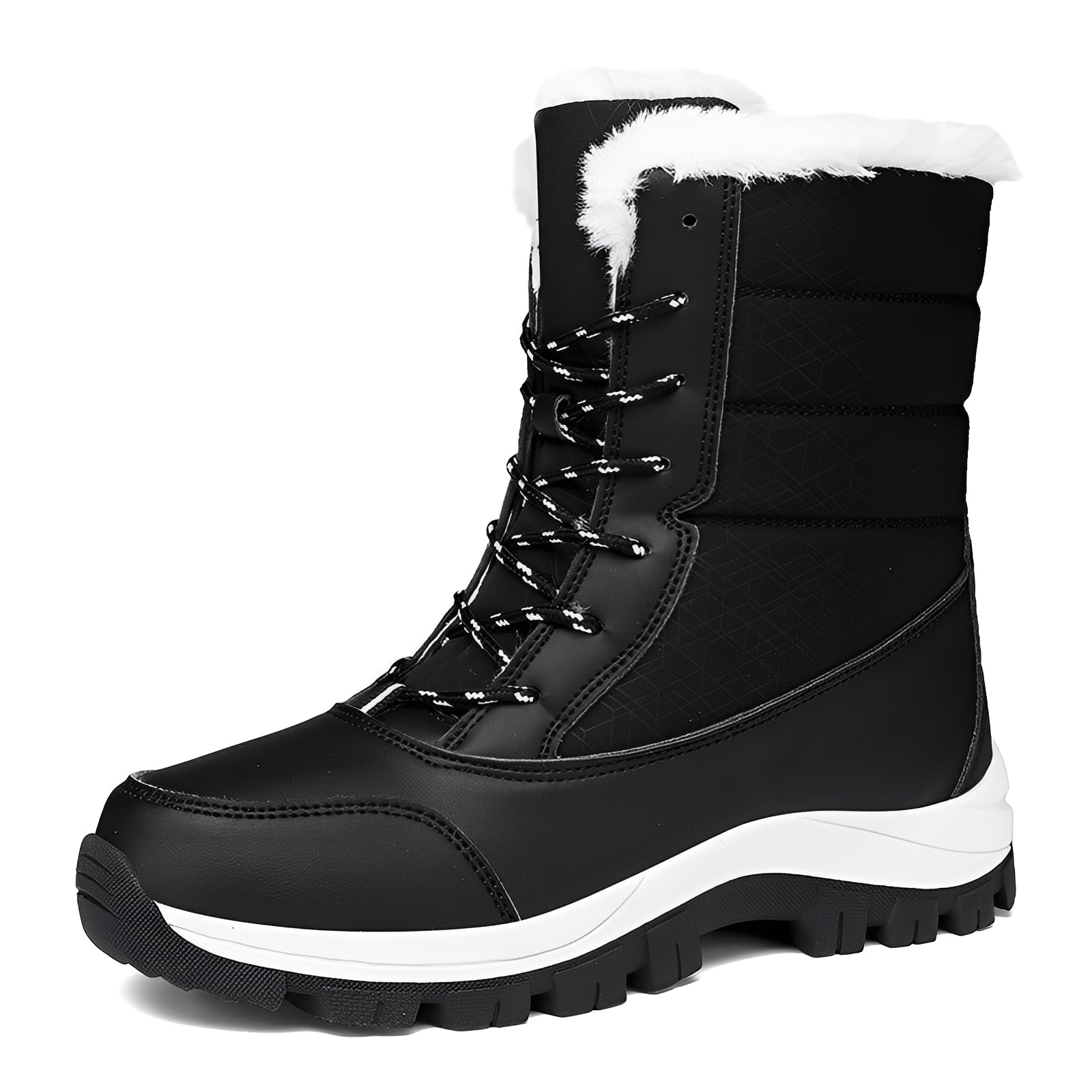 Yasmine - Botas de neve de veludo quentes e impermeáveis para mulheres