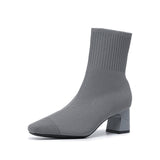Elisha - Botas casuais quentes com salto para mulheres