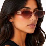 Delphine | Gafas de Sol Ovaladas con Detalle en Oro para Mujeres