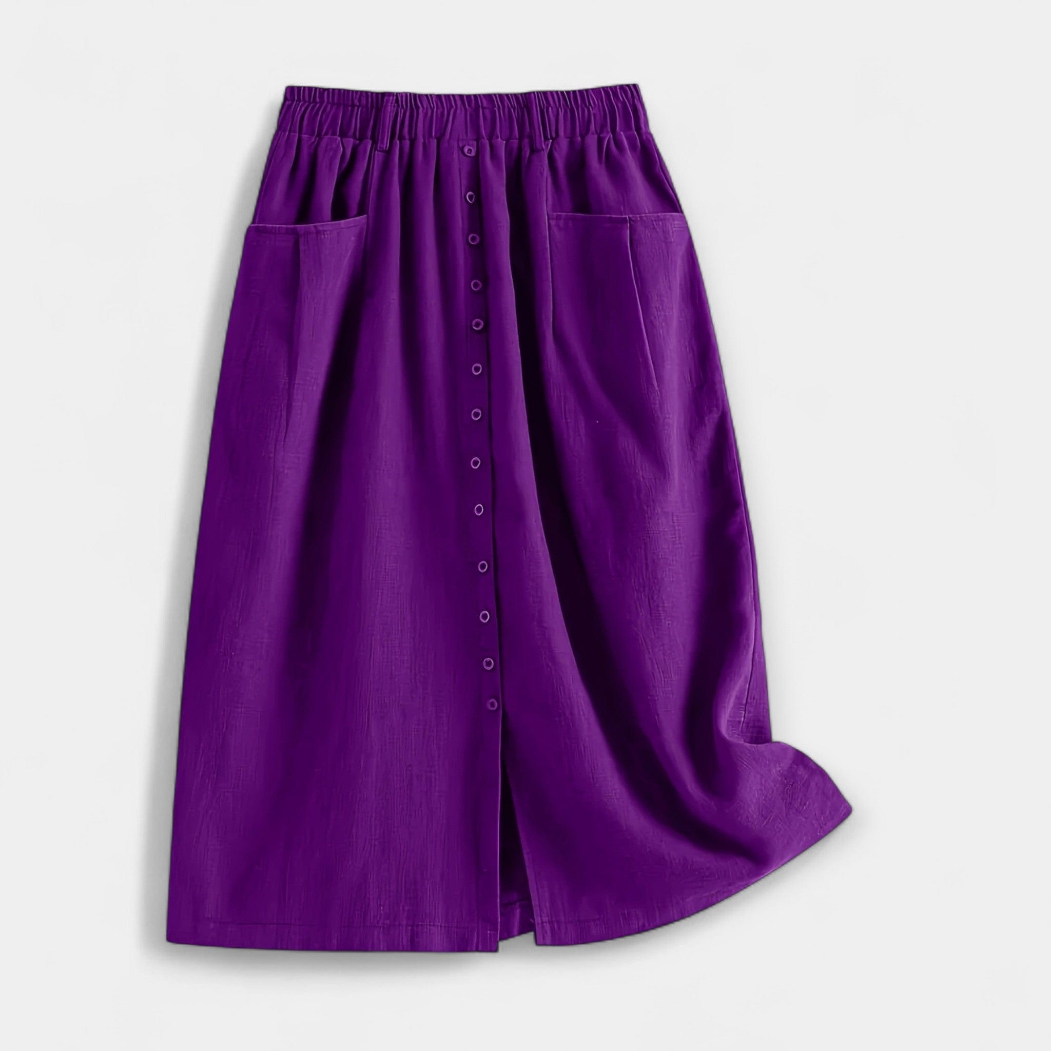 Marju | Falda Midi de Lino