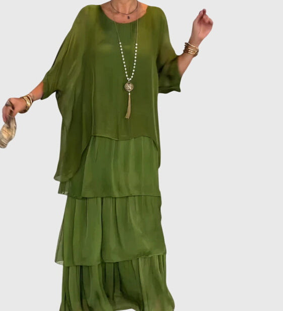 Susan™ | Vestido elegante, largo y fluido