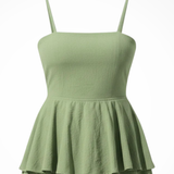 Pūpola | Vestido Mini de Verano con Tirantes para Mujer