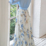 Fiorella | Vestido maxi elegante con estampado floral