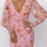 Amara | Vestido floral deslumbrante