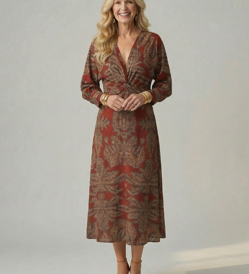 Valentina™ | Vestido midi cruzado