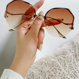 Emmeline | Gafas de sol de gran tamaño sin montura para mujer