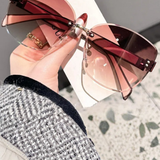 Cordelia | Gafas de Sol Gradientes Cat Eye Sin Montura para Mujeres