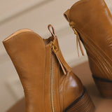 Connie - Elegantes botas com salto grosso para mulheres