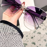 Cordelia | Gafas de Sol Gradientes Cat Eye Sin Montura para Mujeres