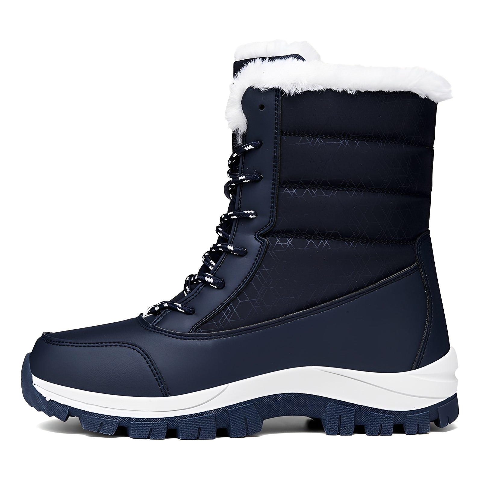Yasmine - Botas de neve de veludo quentes e impermeáveis para mulheres