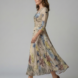 Andrea™ | Vestido Midi con Escote Cruzado