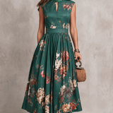 Noirelle | Vestido midi floreado sin mangas para señora
