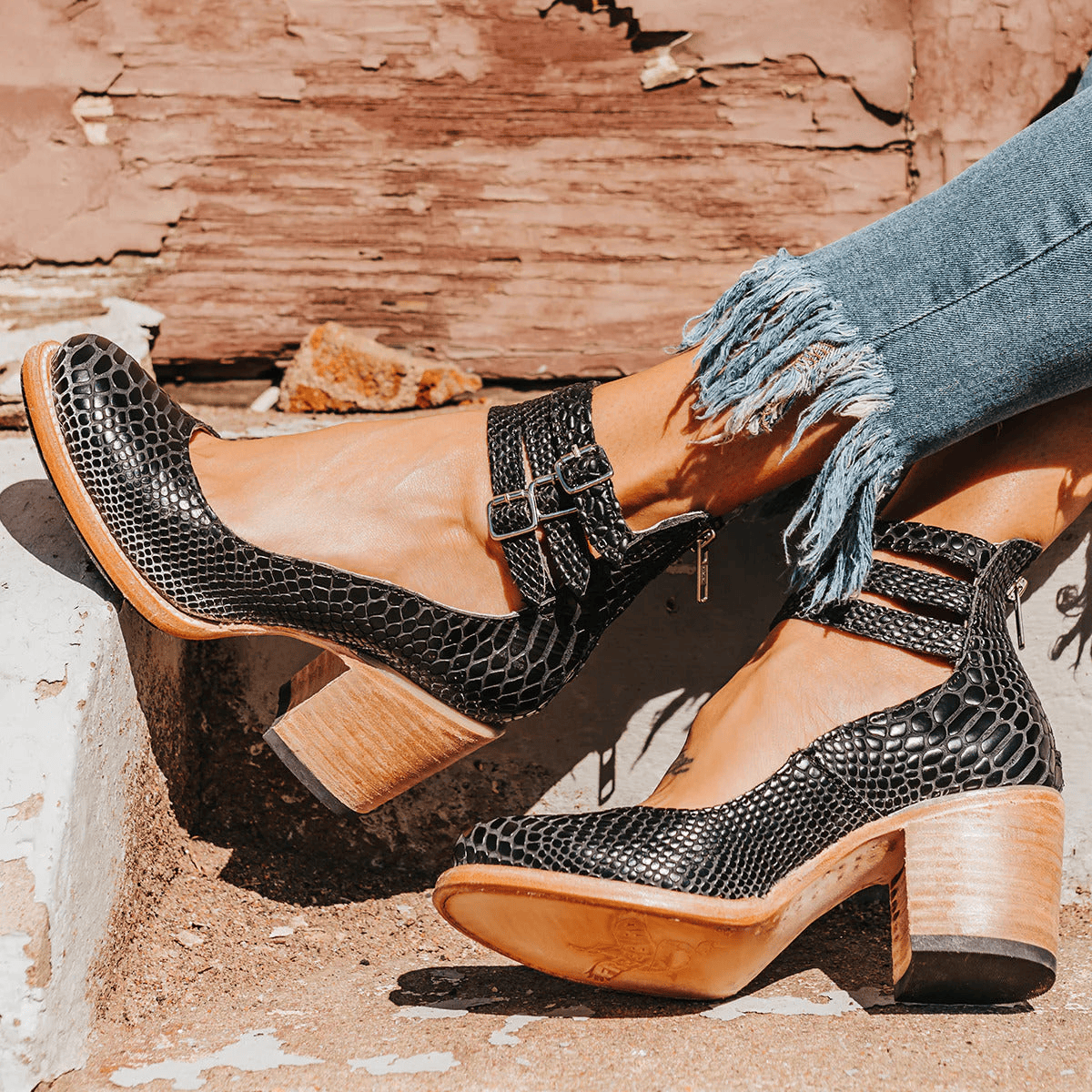 Ginevra™ | Zapatos de tacón alto con suelas gruesas y múltiples correas