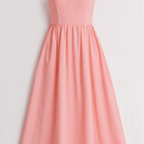 Aurevia | Vestido midi de invitada de boda estilo Ascot para mujer