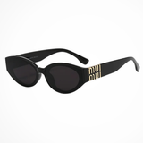 Delphine | Gafas de Sol Ovaladas con Detalle en Oro para Mujeres