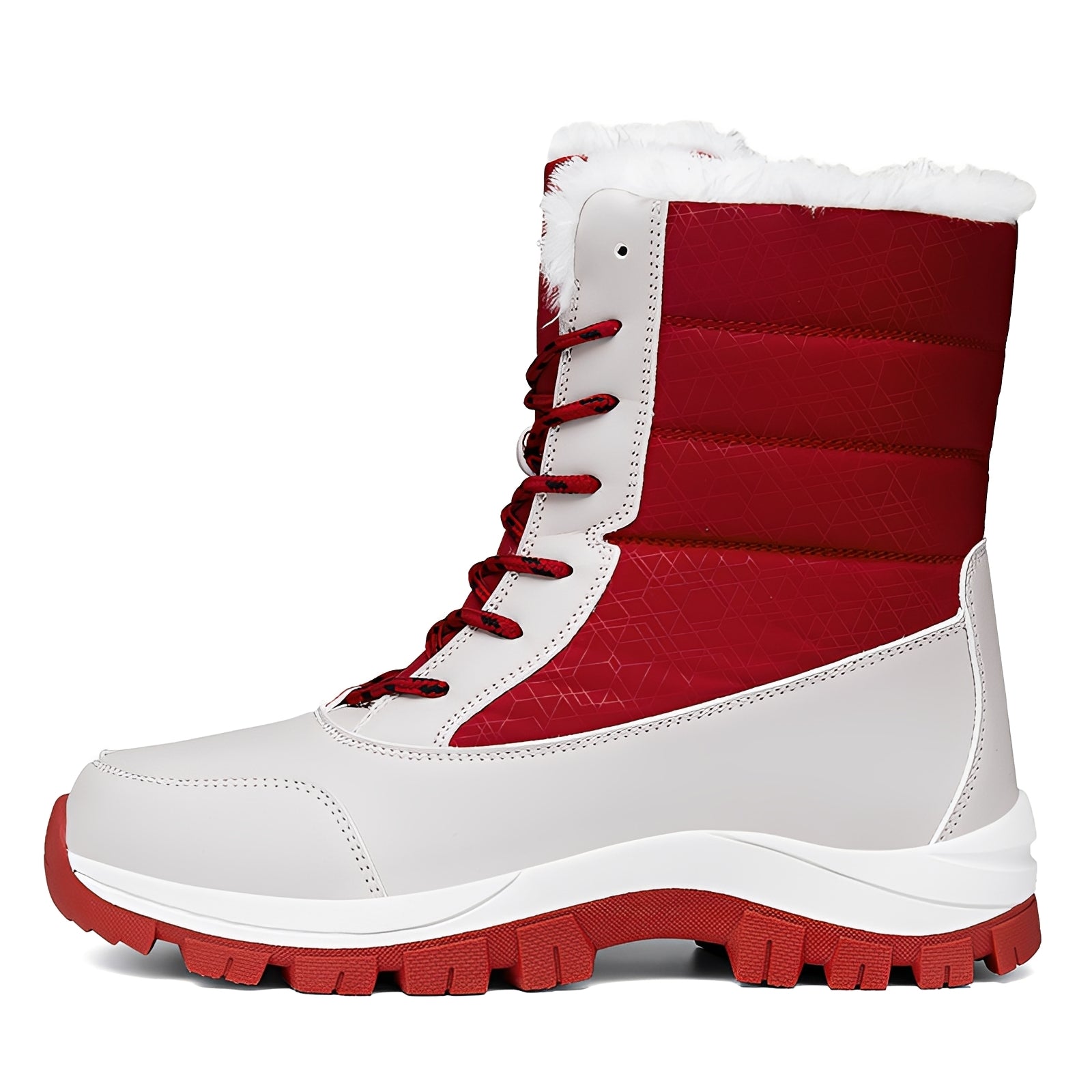 Yasmine - Botas de neve de veludo quentes e impermeáveis para mulheres