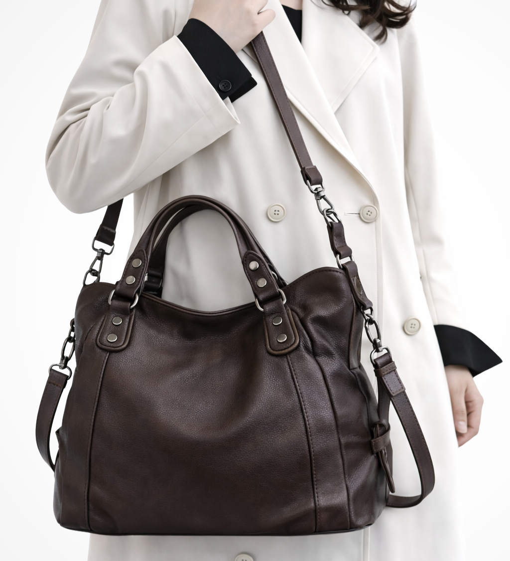 Elowen | Bolso de hombro con detalles de tachuelas para mujer