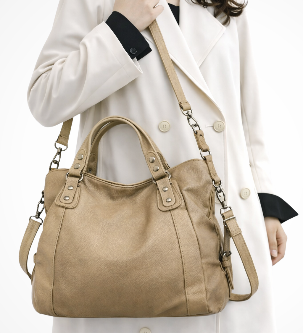 Elowen | Bolso de hombro con detalles de tachuelas para mujer