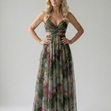 Isel | Vestido maxi envolvente y suave