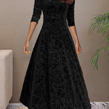 Nancy | Vestido de fiesta de terciopelo lujoso