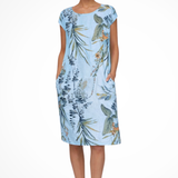 Ivy | Vestido de verano casual para mujer con estampado botánico