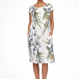 Ivy | Vestido de verano casual para mujer con estampado botánico