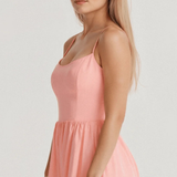 Aurevia | Vestido midi de invitada de boda estilo Ascot para mujer