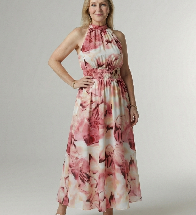 Beatriz™ | Vestido Midi Halter