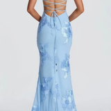 Anastasia | Vestido Maxi de Tirantes con Corsé Bordado de Flores para Mujeres