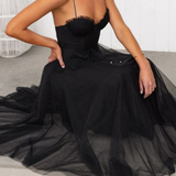 Florencia | Vestido midi de tul con corsé para invitadas de boda