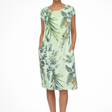 Ivy | Vestido de verano casual para mujer con estampado botánico