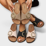 Margie | Sandalias de corcho para mujer con diseño de hebilla