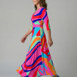 Andrea™ | Vestido Midi con Escote Cruzado