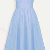 Aurevia | Vestido midi de invitada de boda estilo Ascot para mujer