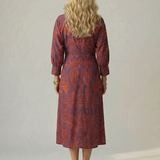 Valentina™ | Vestido midi cruzado