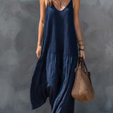 Vestido maxi patchwork bohemio