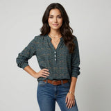 Blusa fluida de inspiración bohemia | Corte suelto | Elegancia casual