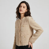 Blazer clásico de tweed elegante | Corte estructurado | Sofisticación atemporal