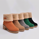 Joella - Botas Quentes de Camurça para Mulheres